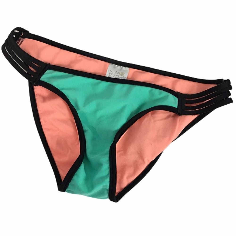 Body Glove Color Block Bikini Bottom Size XS